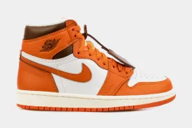 Air Jordan 1 Retro High OG Starfish Womens Lifestyle Shoes (White/Orange)