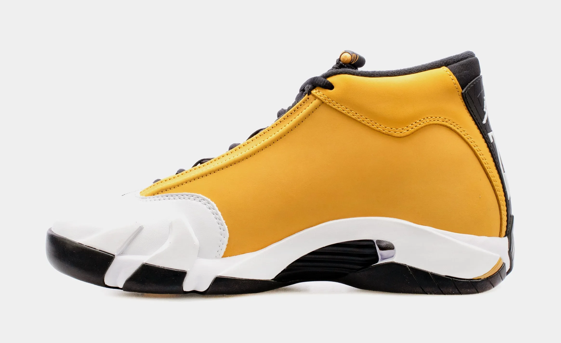 Air Jordan 14 Retro Ginger Mens Lifestyle Shoes (White/Orange) Free Shipping