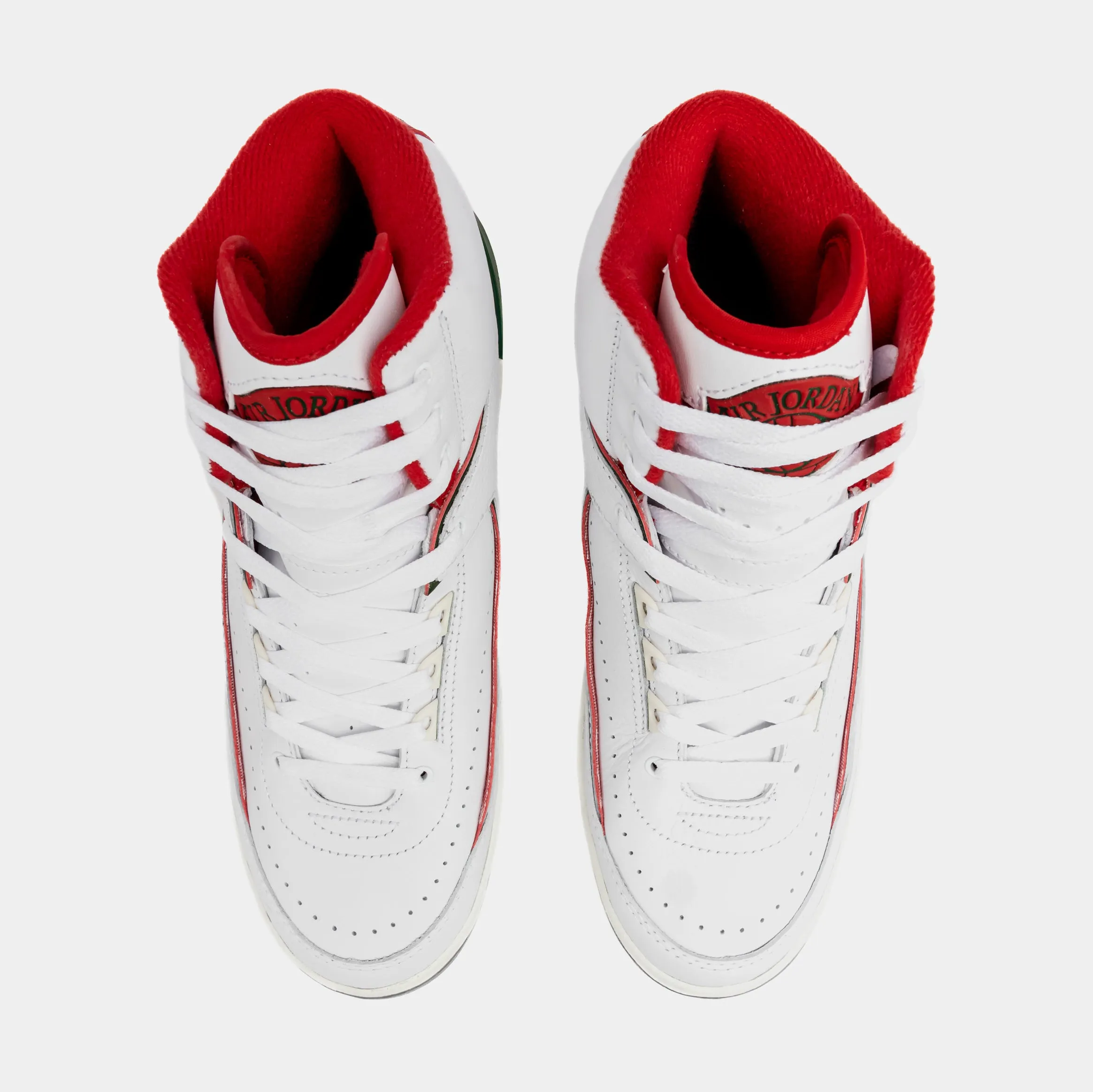 Air Jordan 2 Retro Italy Mens Lifestyle Shoes (White/Fire Red)