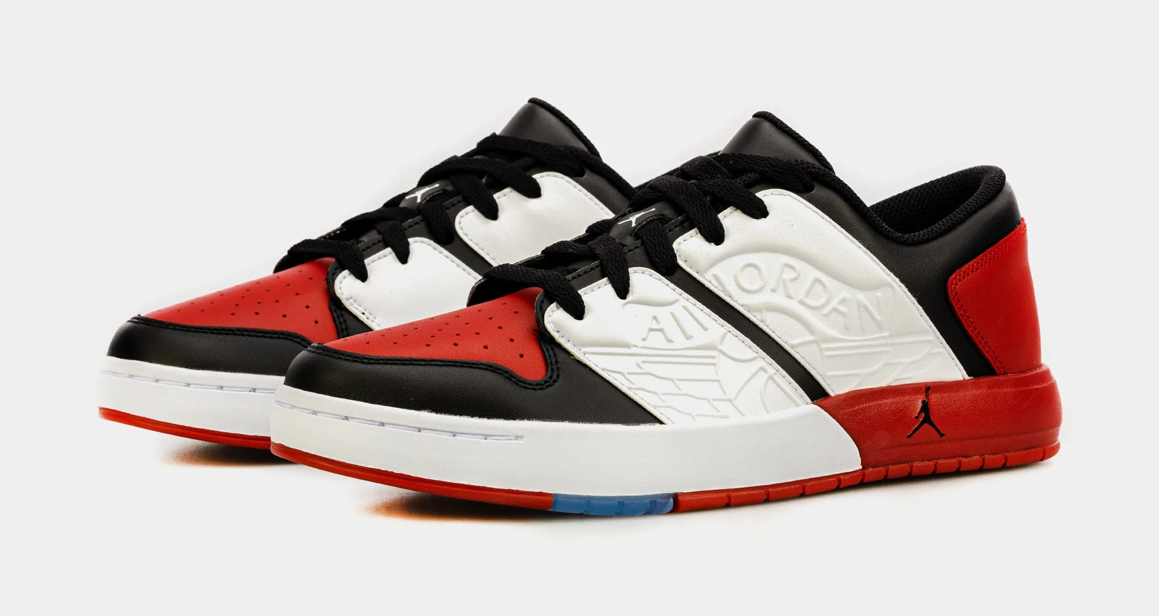 Air Jordan NU Retro 1 Low Mens Lifestyle Shoes (Red/Black)