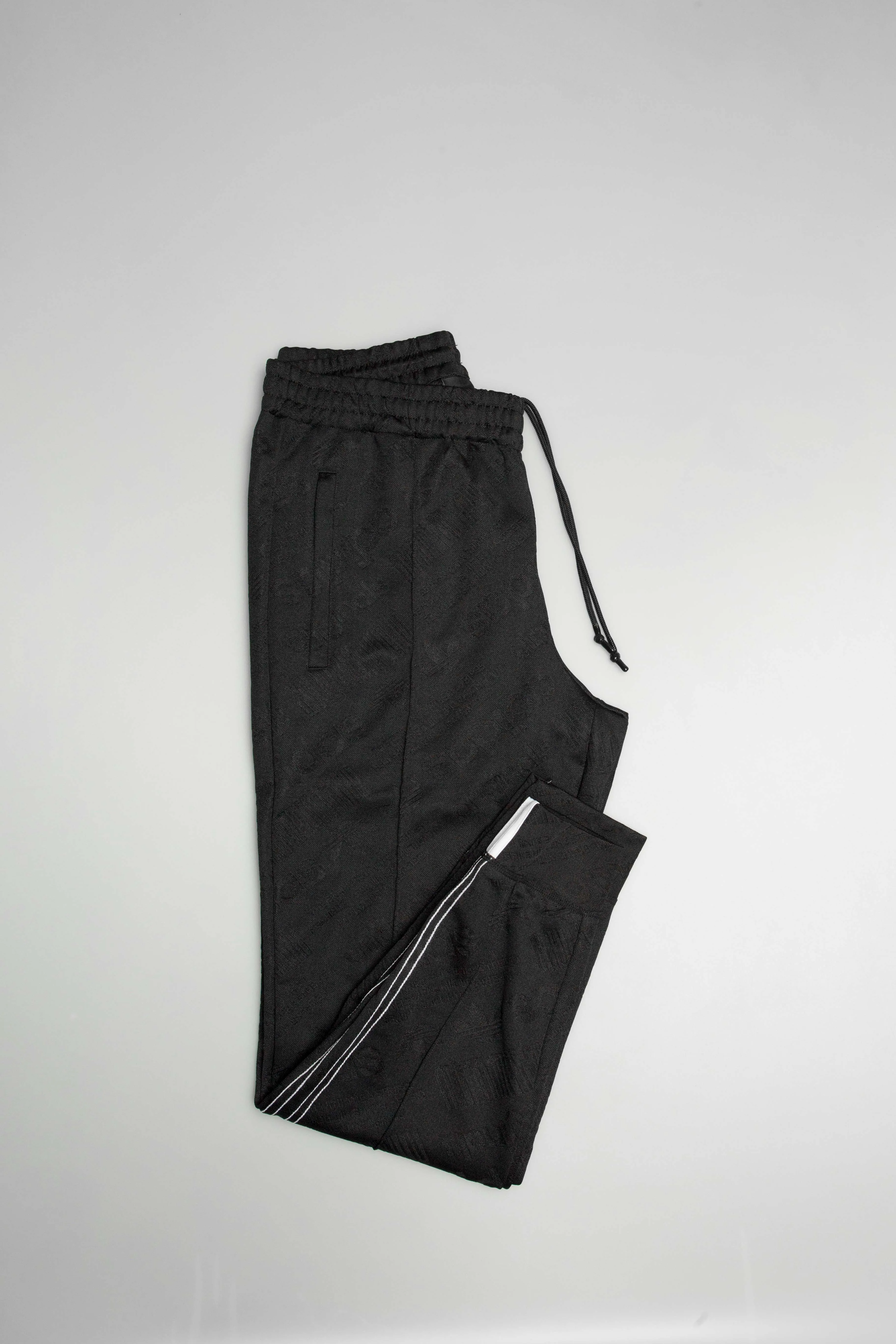 Alexander Wang Collection Jacquard Jogger Pants - Black/Black