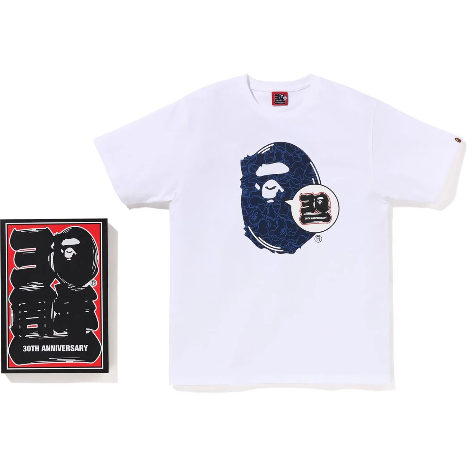 BAPE® 30TH ANNIV. APE HEAD TEE MENS