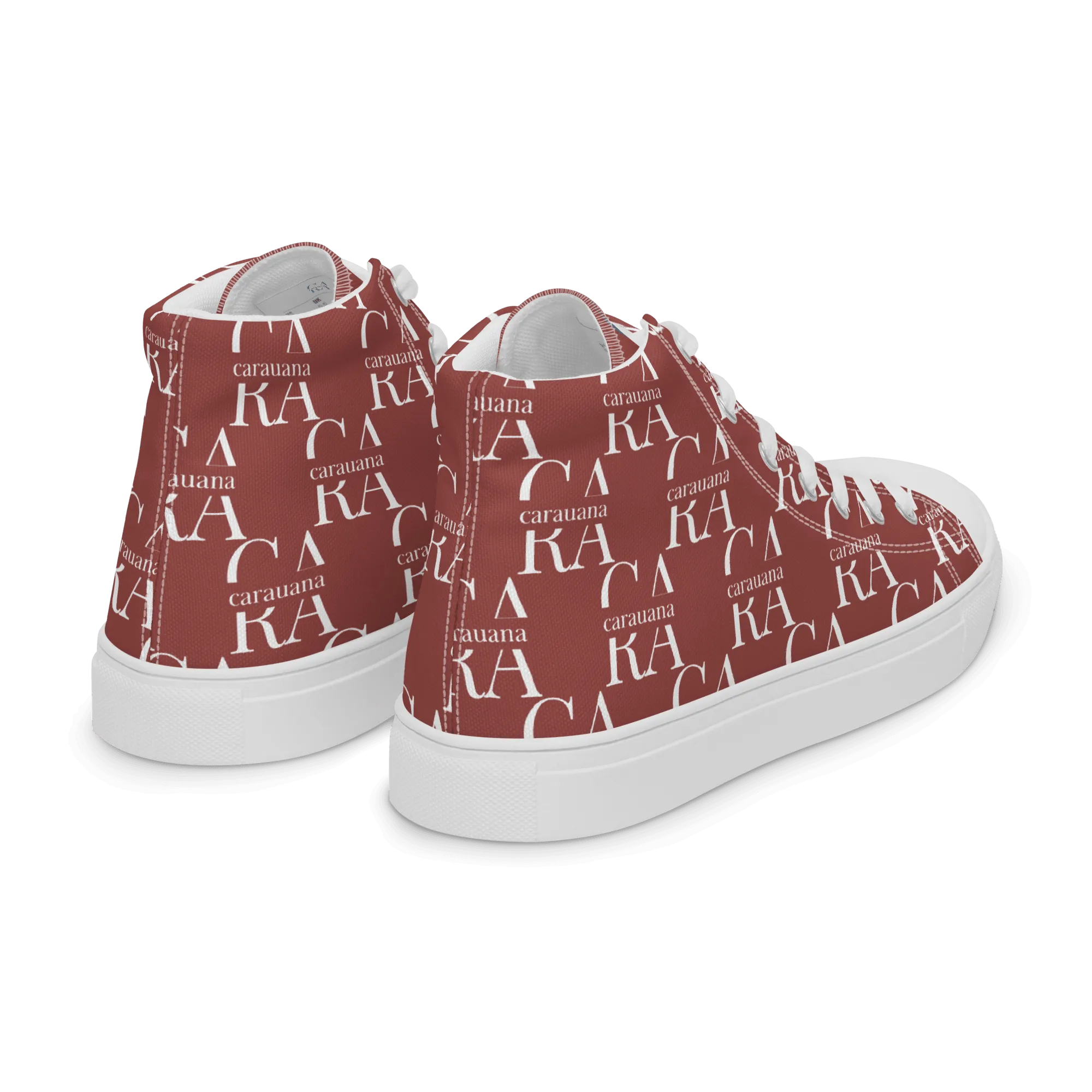 CARAUANA Hip Hop canvas shoes Brown Branded