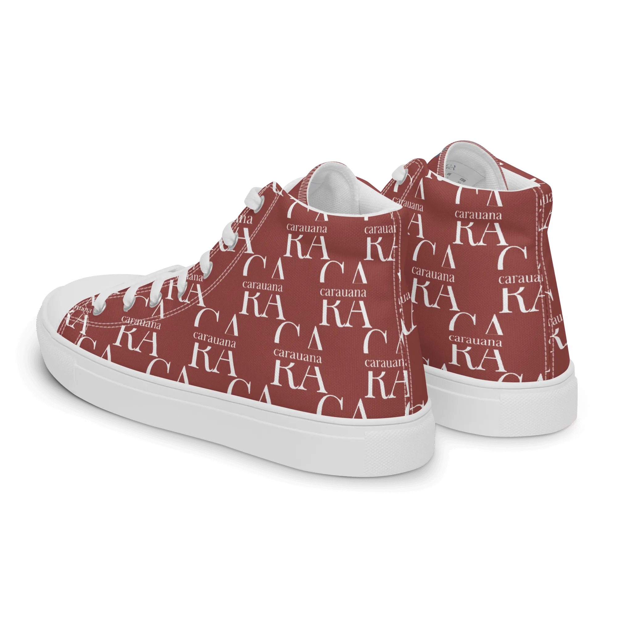 CARAUANA Hip Hop canvas shoes Brown Branded