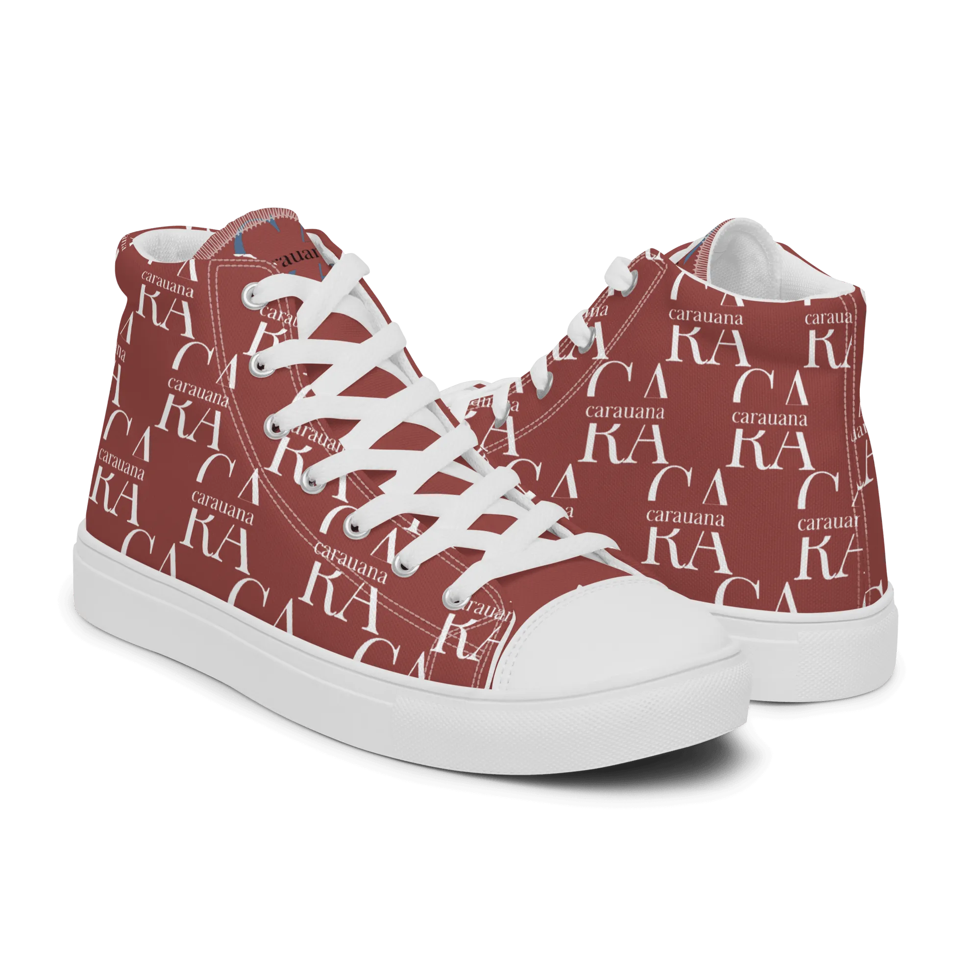 CARAUANA Hip Hop canvas shoes Brown Branded