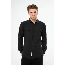 Charcoal Double Pocket Shirt