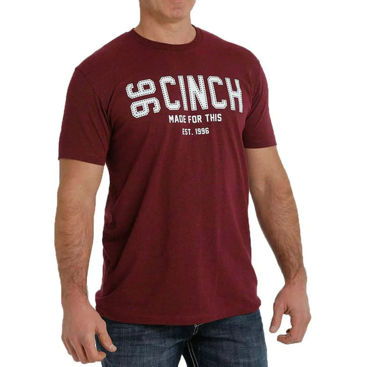 Cinch Men's Maroon 96 T-Shirt