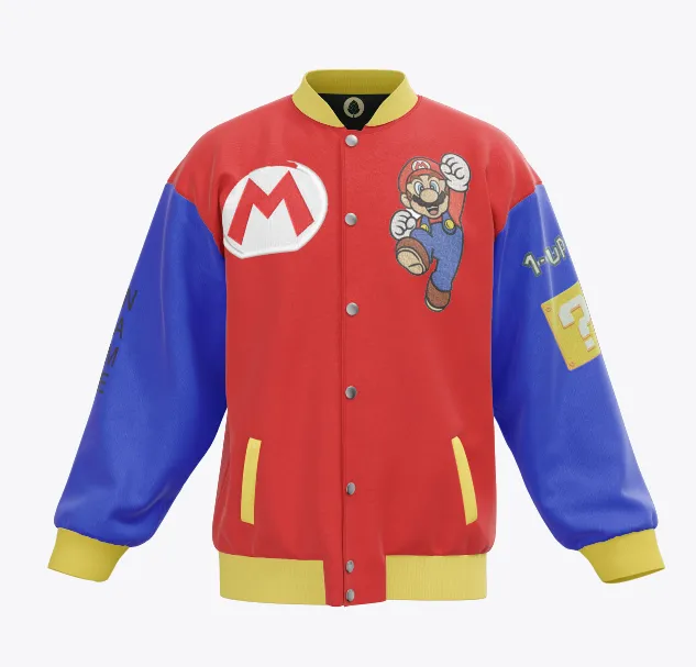 Custom Super Mario Jacket and shoes