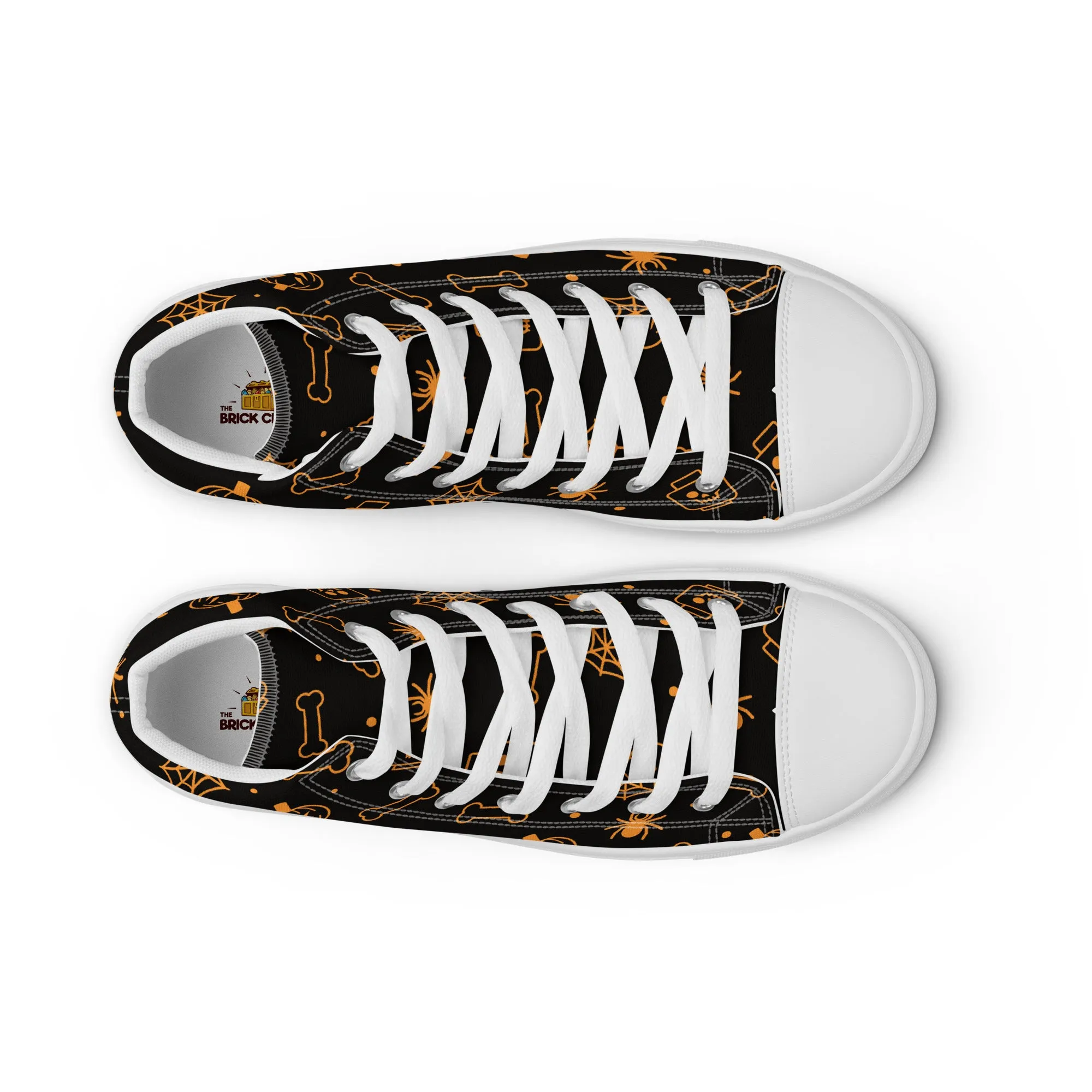 Halloween Men’s High Top Canvas Shoes