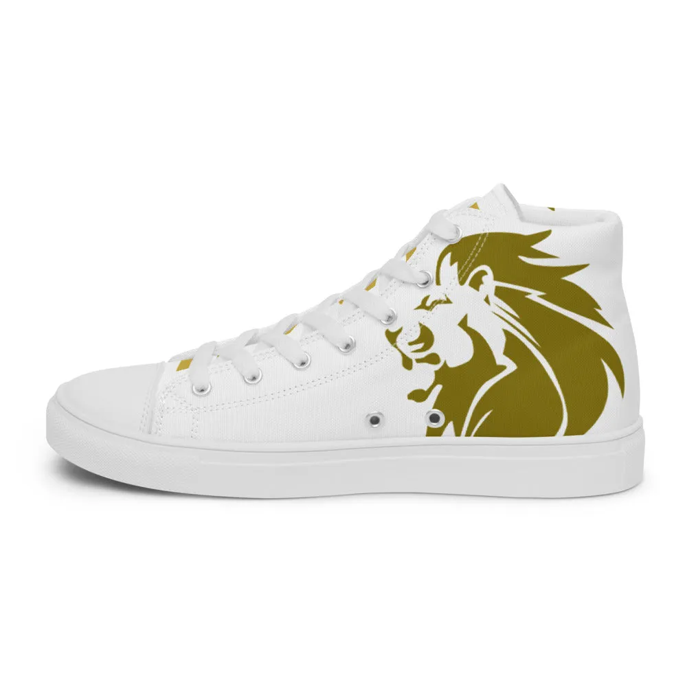 Lion of Judah Gold | Christian Women’s High Top Shoes | VT Mission Merch