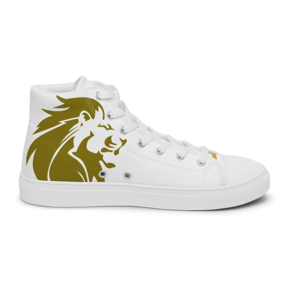 Lion of Judah Gold | Christian Women’s High Top Shoes | VT Mission Merch