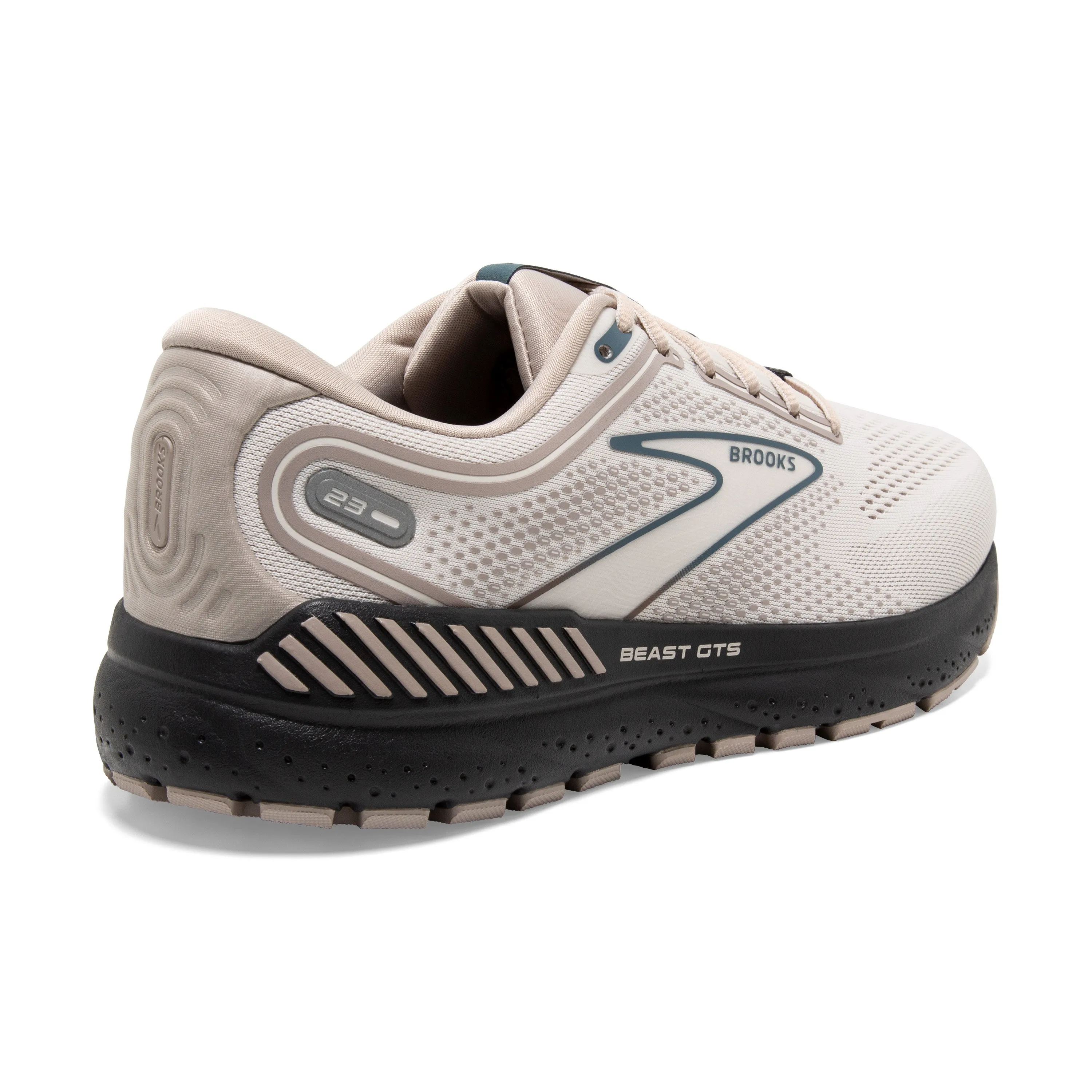 Men's Brooks Beast GTS 23 Color: Chateau Grey/ White / Blue (EXTRA WIDE WIDTH)