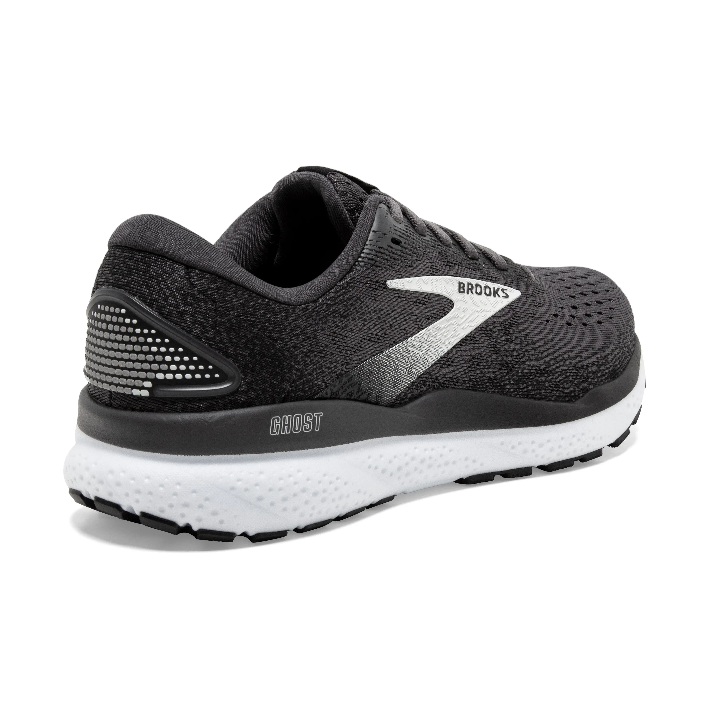 Men's Brooks Ghost 16 Color: Black / Grey / White