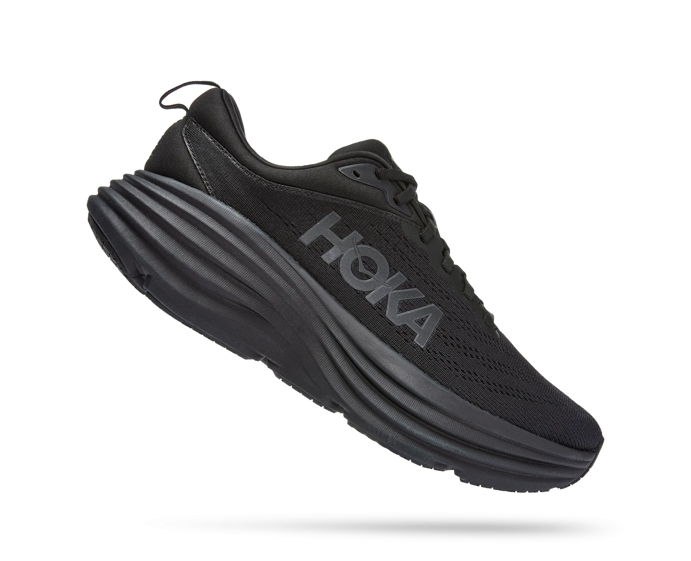 Men's Hoka Bondi 8 Color: Black / Black