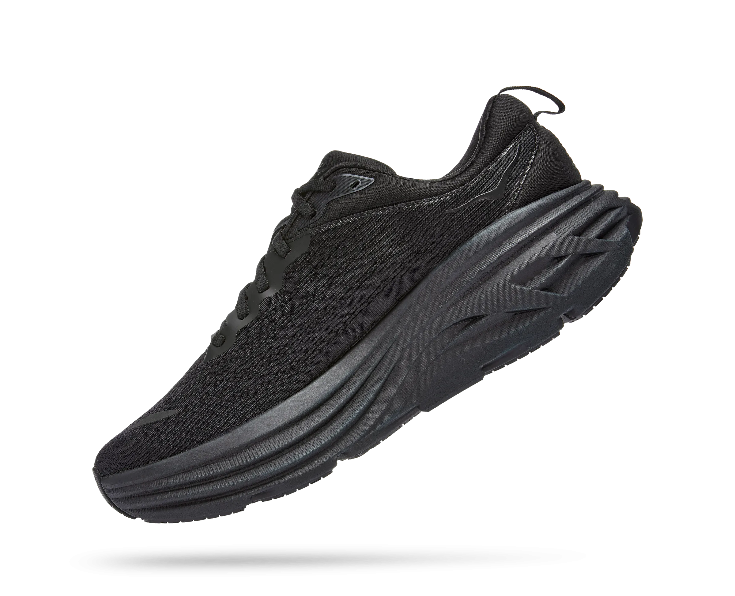 Men's Hoka Bondi 8 Color: Black / Black