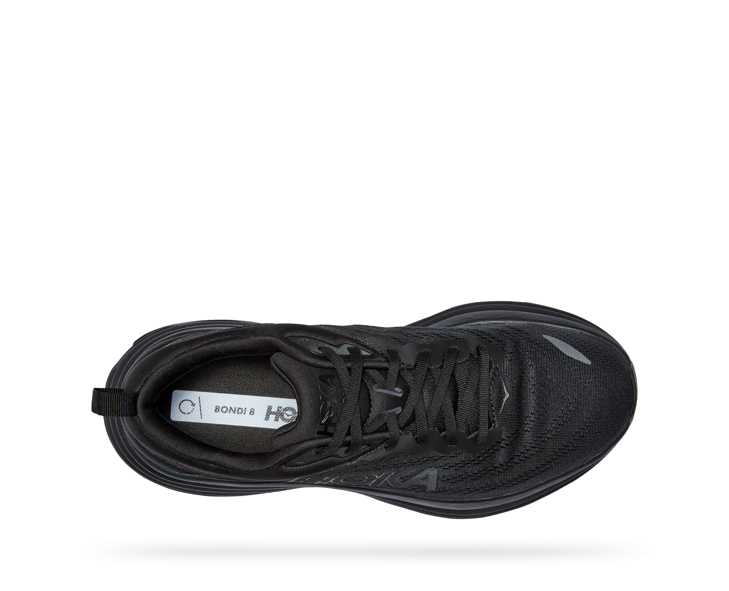 Men's Hoka Bondi 8 Color: Black / Black