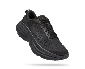 Men's Hoka Bondi 8 Color: Black / Black