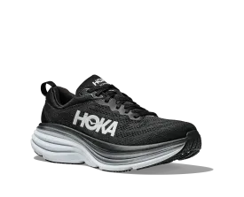 Men's Hoka Bondi 8 Color: Black / White