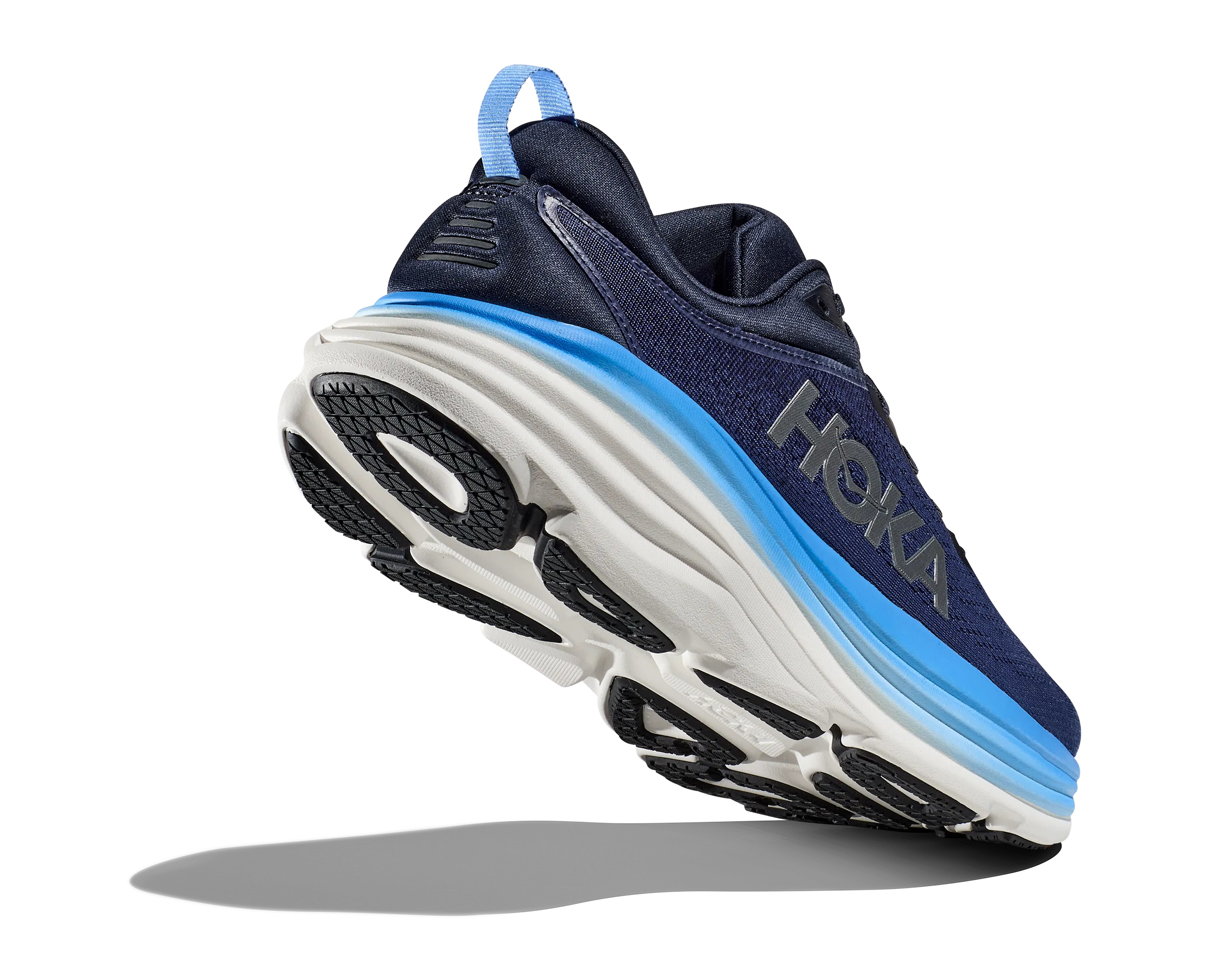 Men's Hoka Bondi 8 Color: Outer Space / All Abroad (WIDE WIDTH)