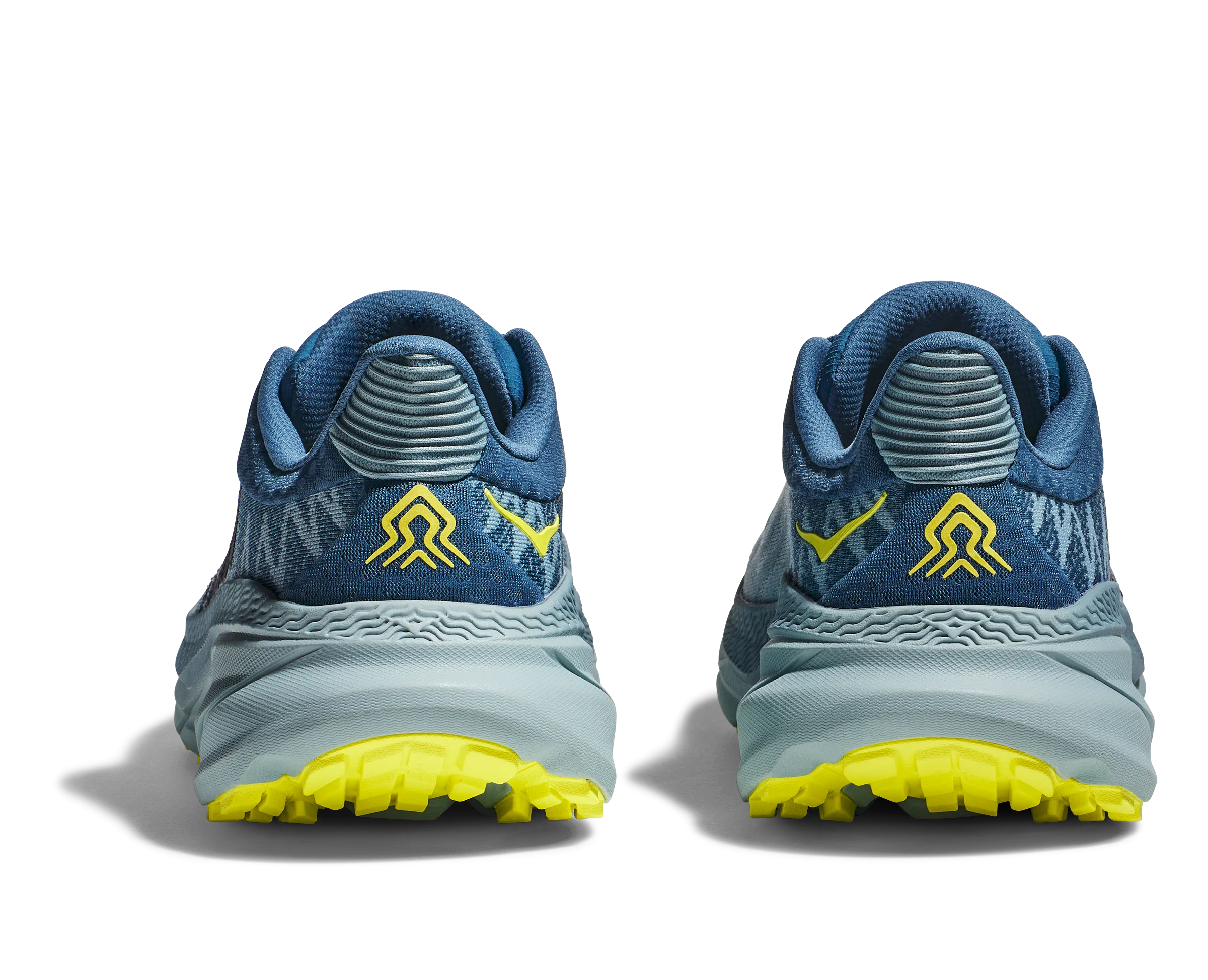 Men's Hoka Challenger 7 Color: Stone Blue / Evening Primrose (WIDE WIDTH)