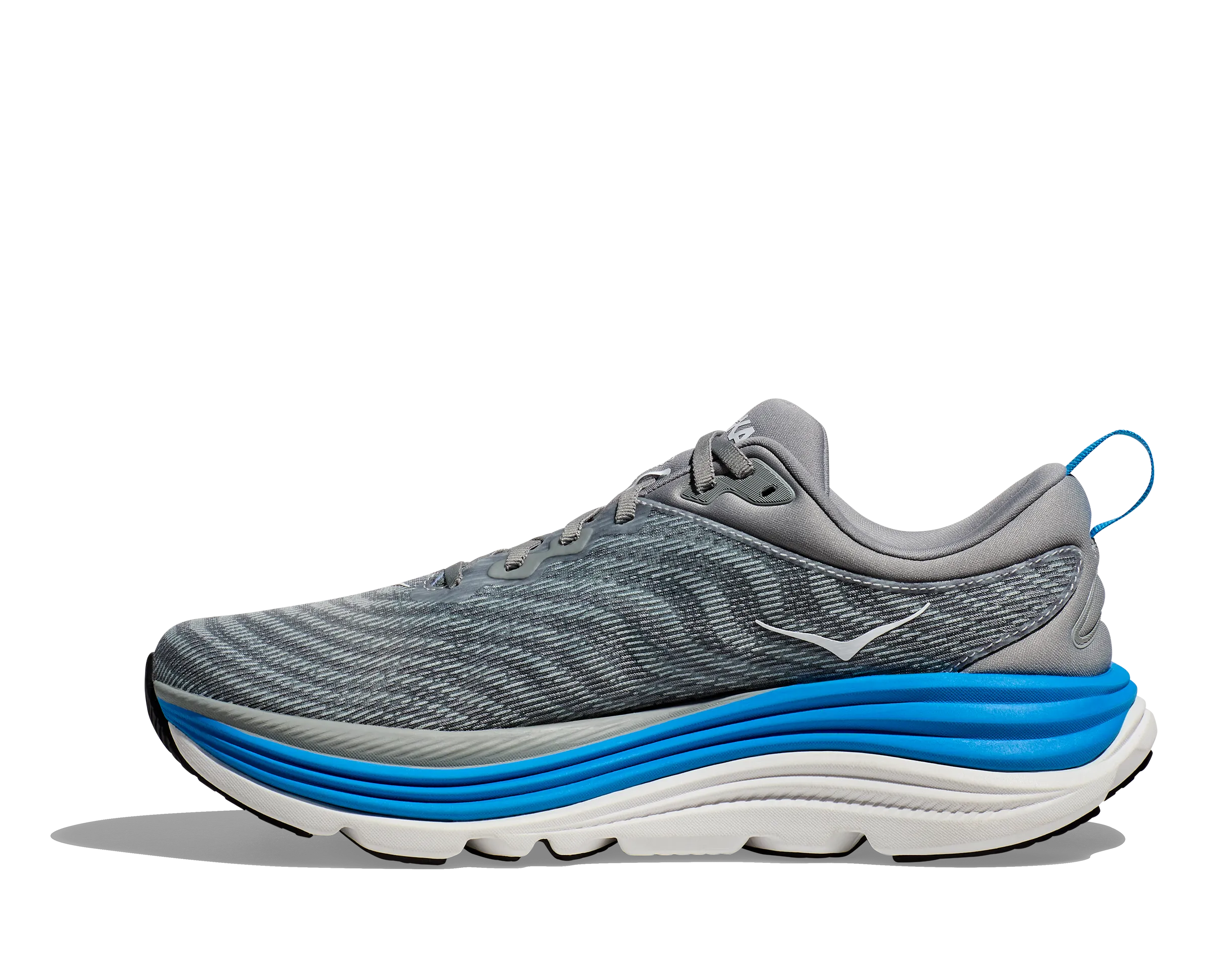 Men's Hoka Gaviota 5 Color: Limestone / Diva Blue