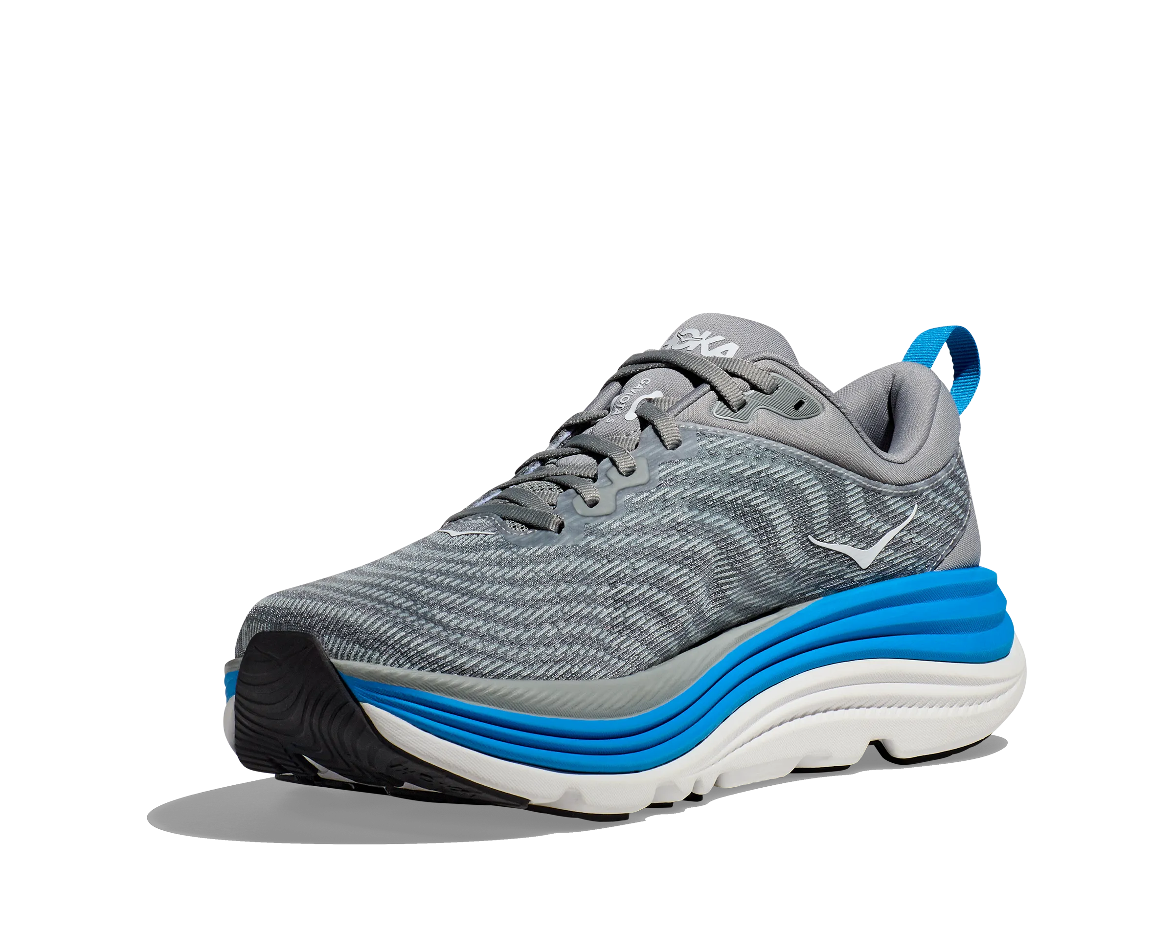 Men's Hoka Gaviota 5 Color: Limestone / Diva Blue