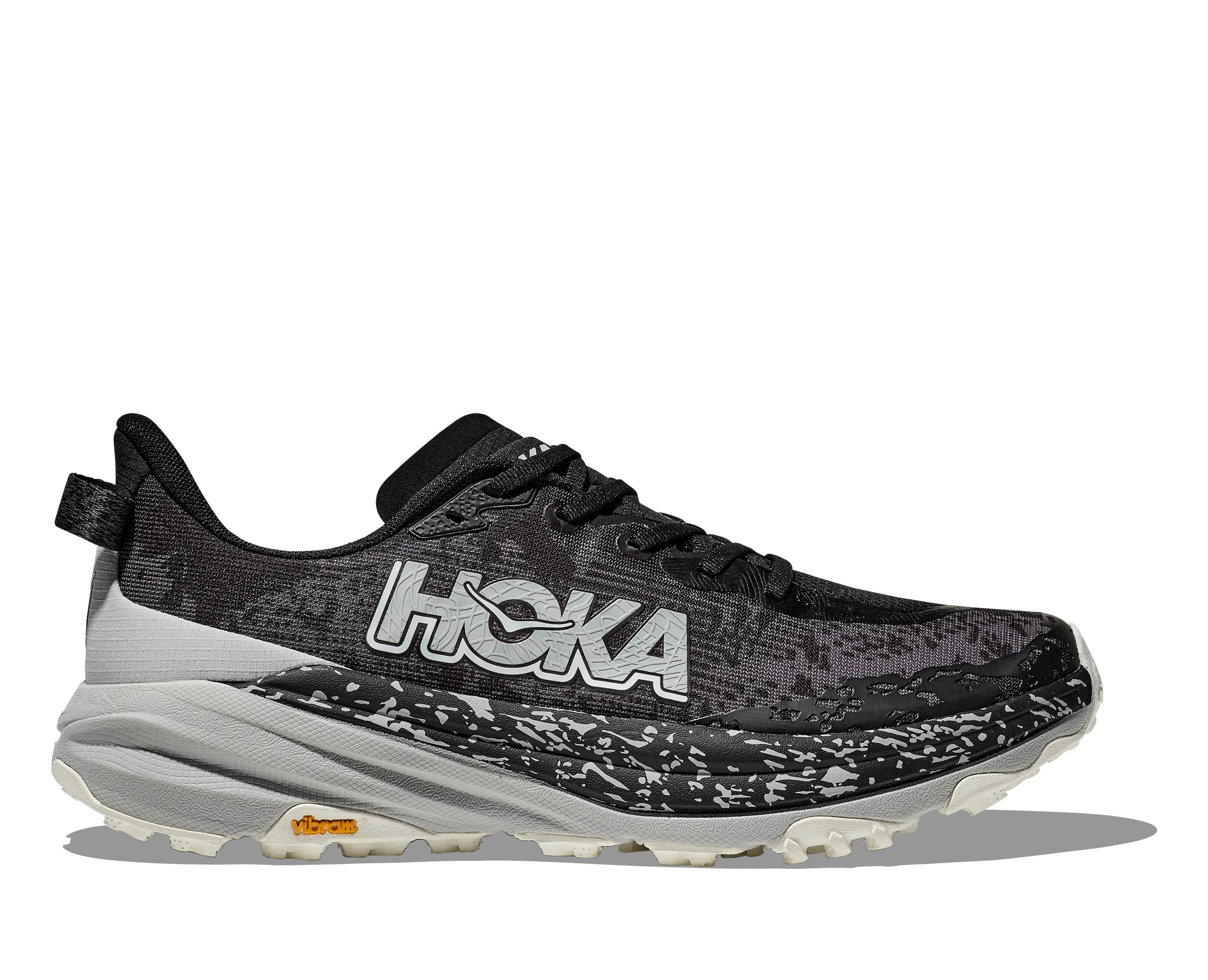 Men's Hoka Speedgoat 6 Color: Black/Stardust