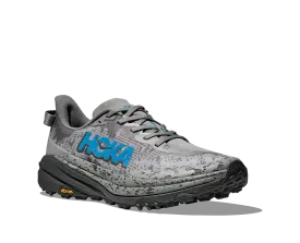 Men's Hoka Speedgoat 6 Color: Galactic Grey/Hoka Blue (WIDE WIDTH)