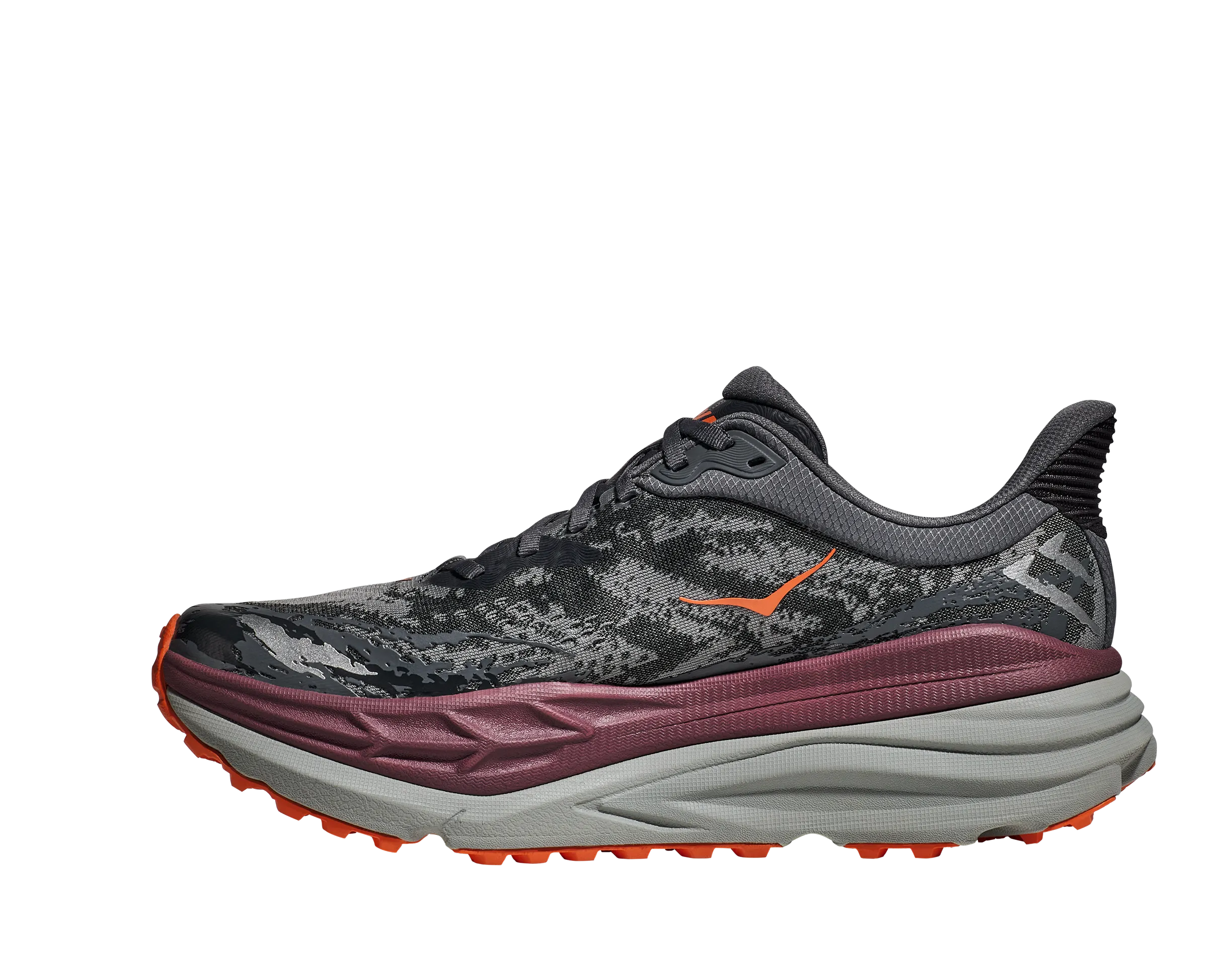 Men's Hoka Stinson 7 Color: Castlerock / Cabernet