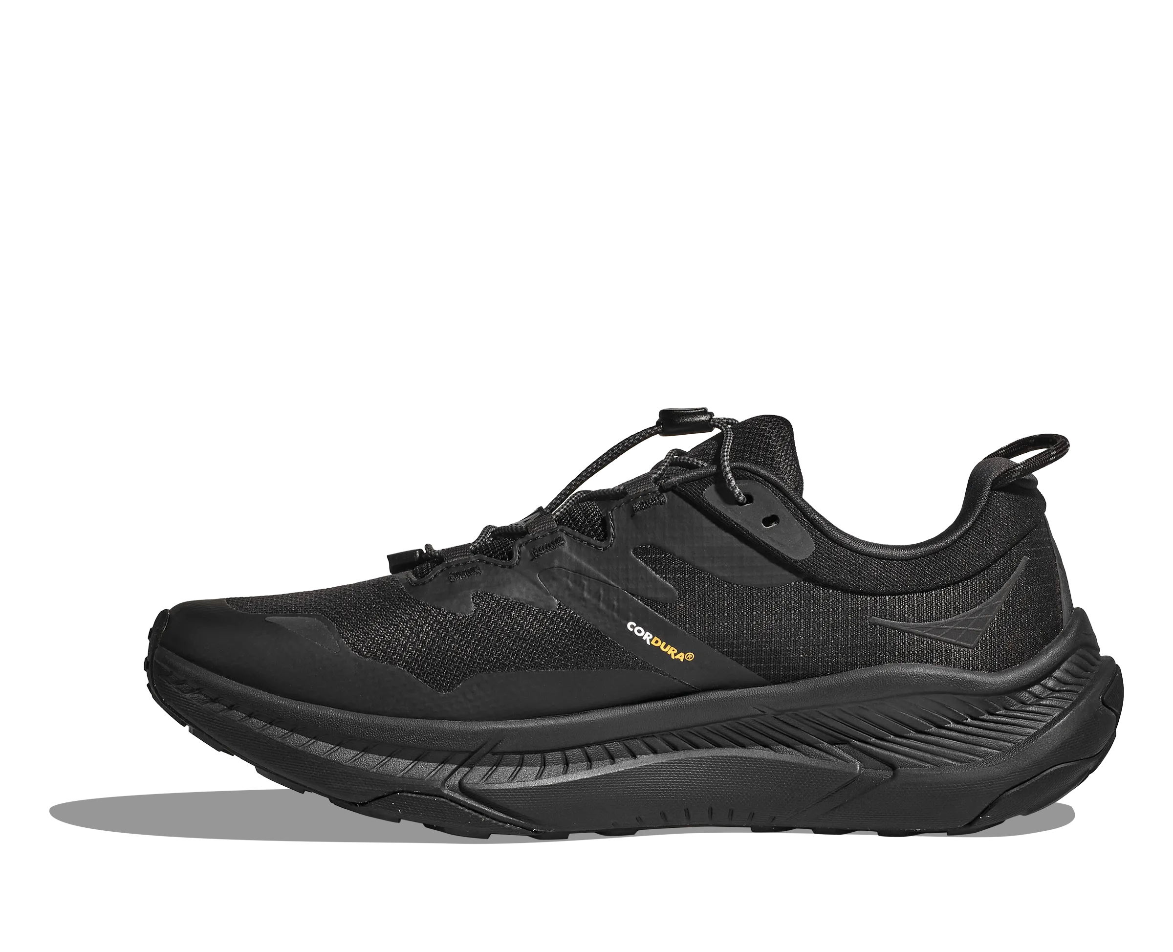 Men's Hoka Transport GTX Color: Black/Black