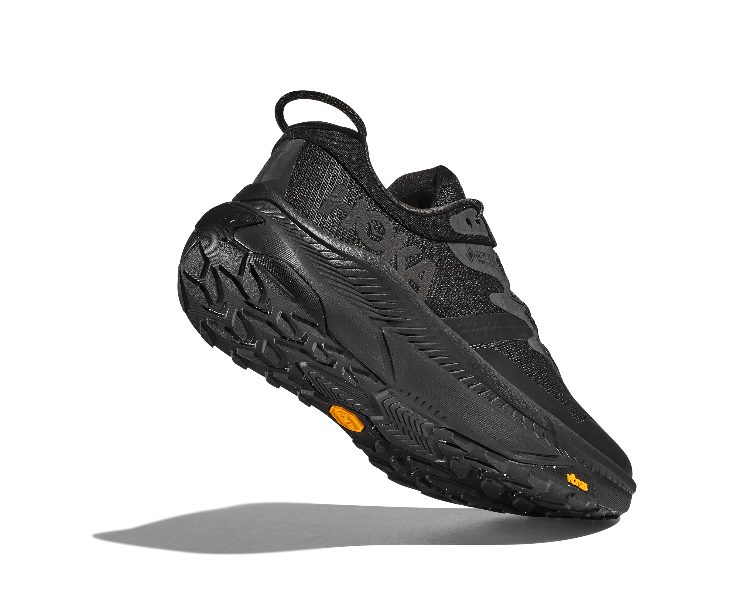 Men's Hoka Transport GTX Color: Black/Black