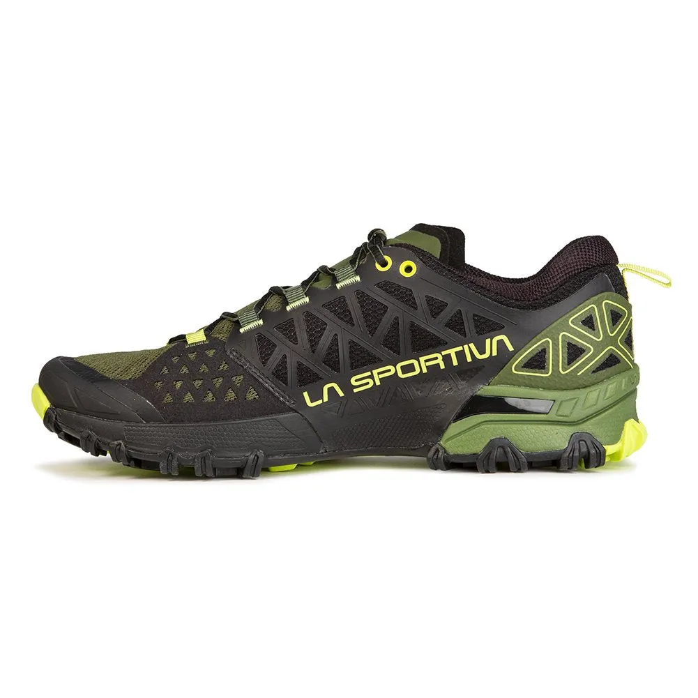 Men's La Sportiva Bushido II Color: Olive/ Neon