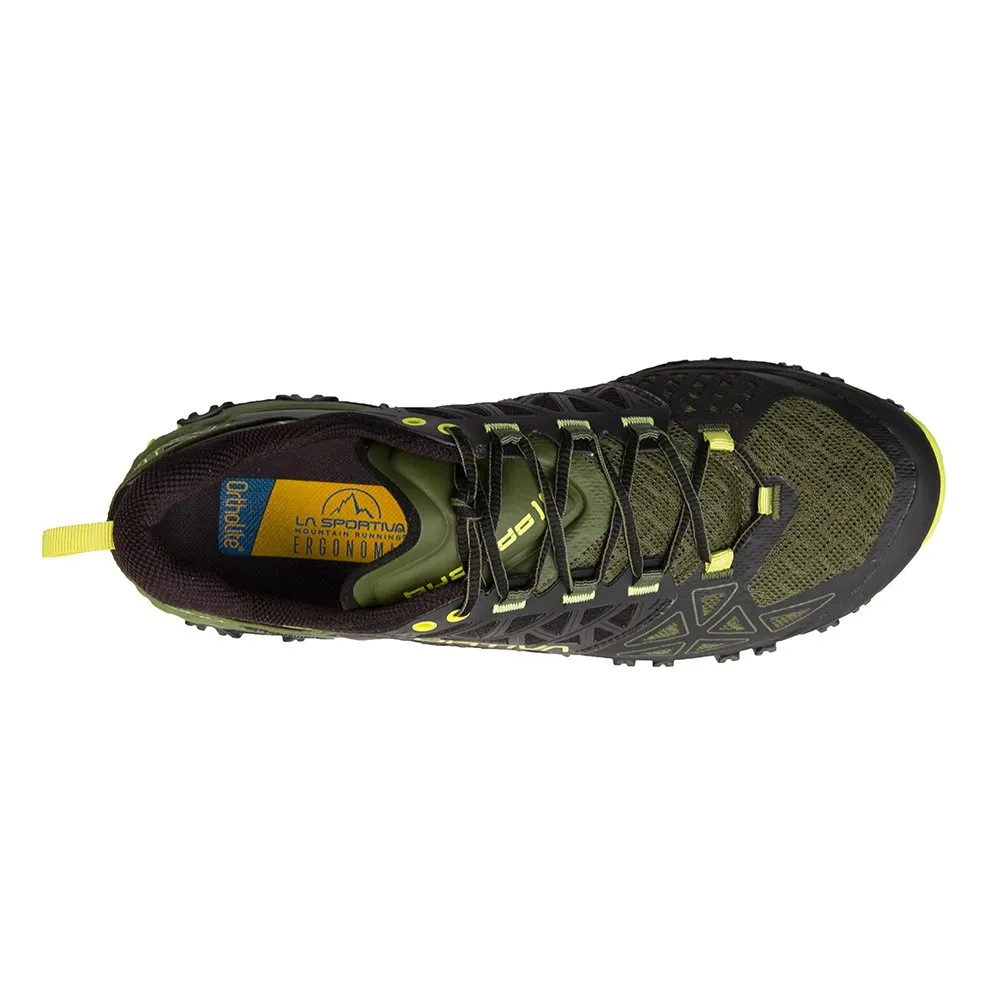 Men's La Sportiva Bushido II Color: Olive/ Neon