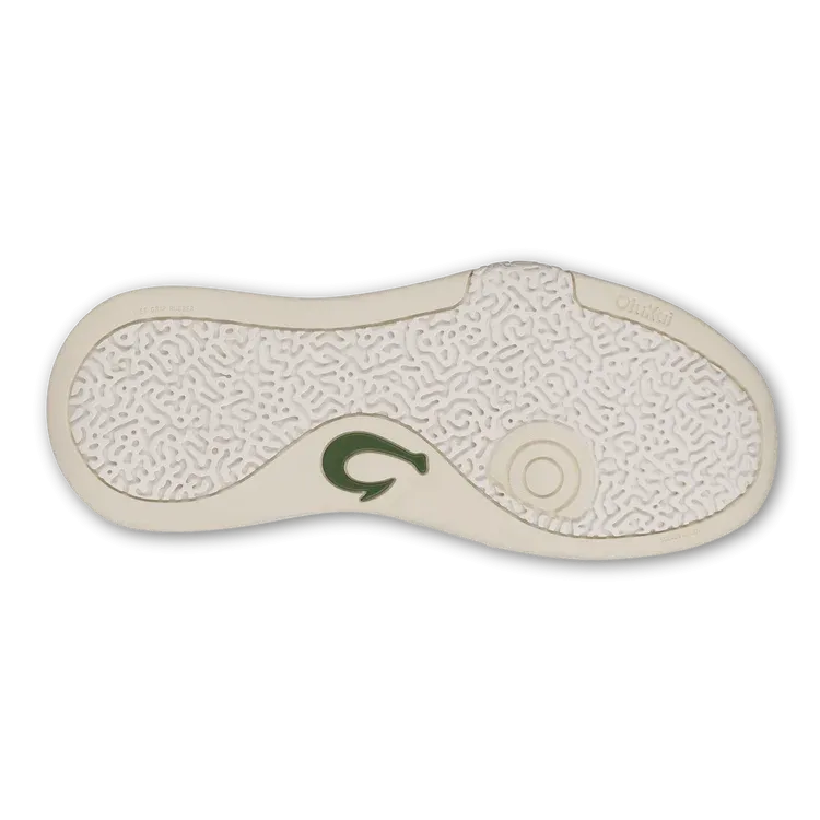 Men's Olukai Anau Color: Bright White / Leaf