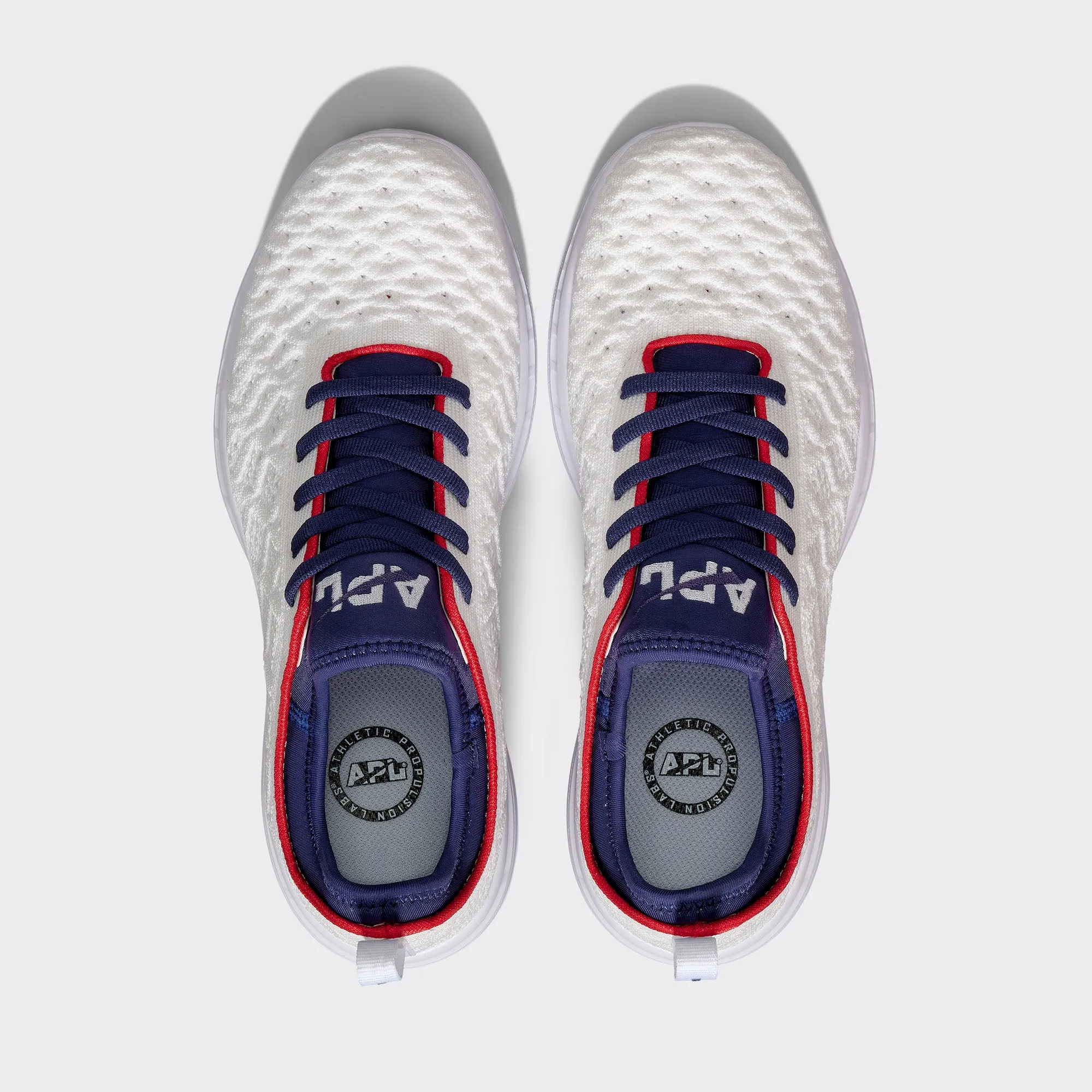 Men's TechLoom Phantom White / Royal Navy / Red