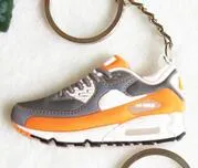 Mini Silicone Airer 90 Keychain Key Chain Jordan Shoes Sneaker Car Key Holder Woman Men Bag Charm Accessories Key Rings Pendant