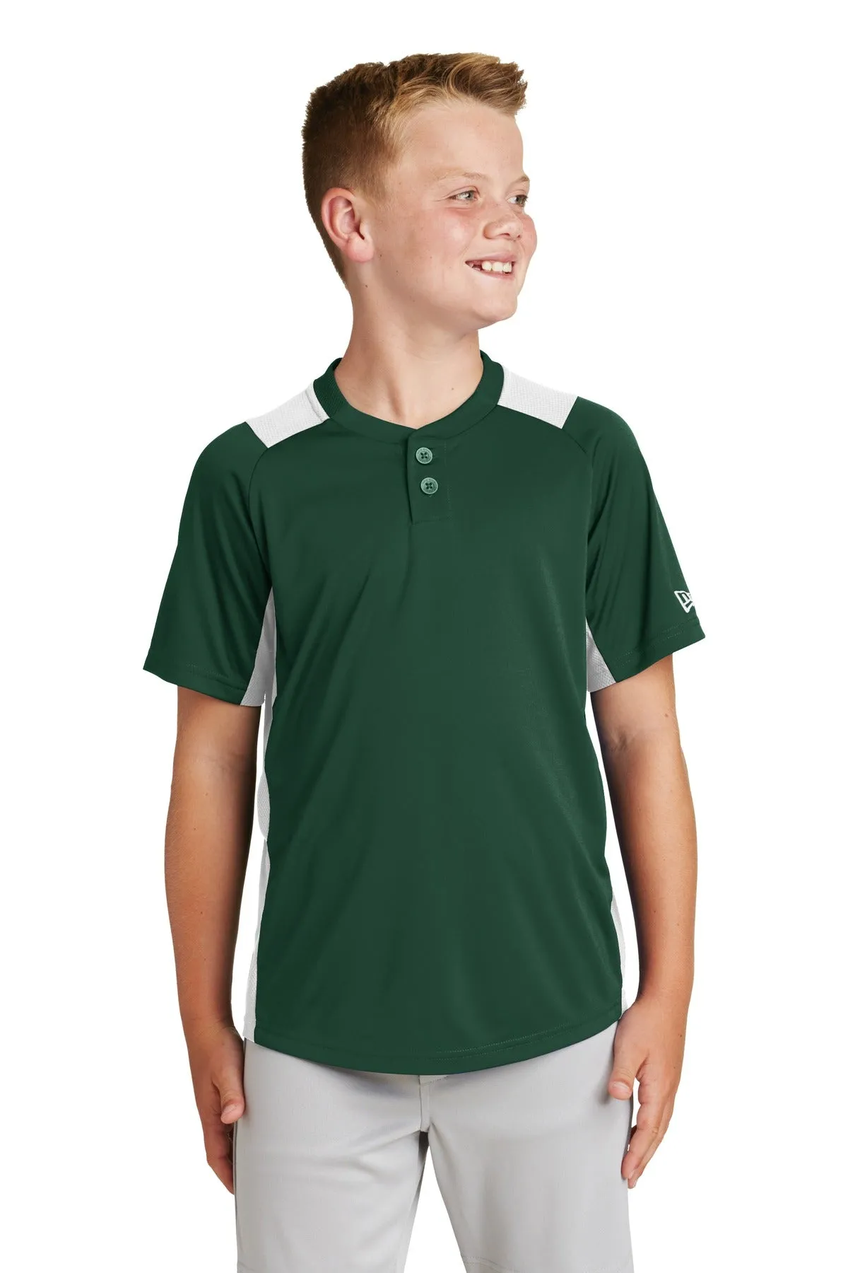 New Era ® Youth Diamond Era 2-Button Jersey. YNEA221