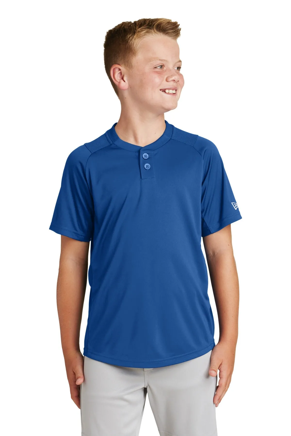 New Era ® Youth Diamond Era 2-Button Jersey. YNEA221