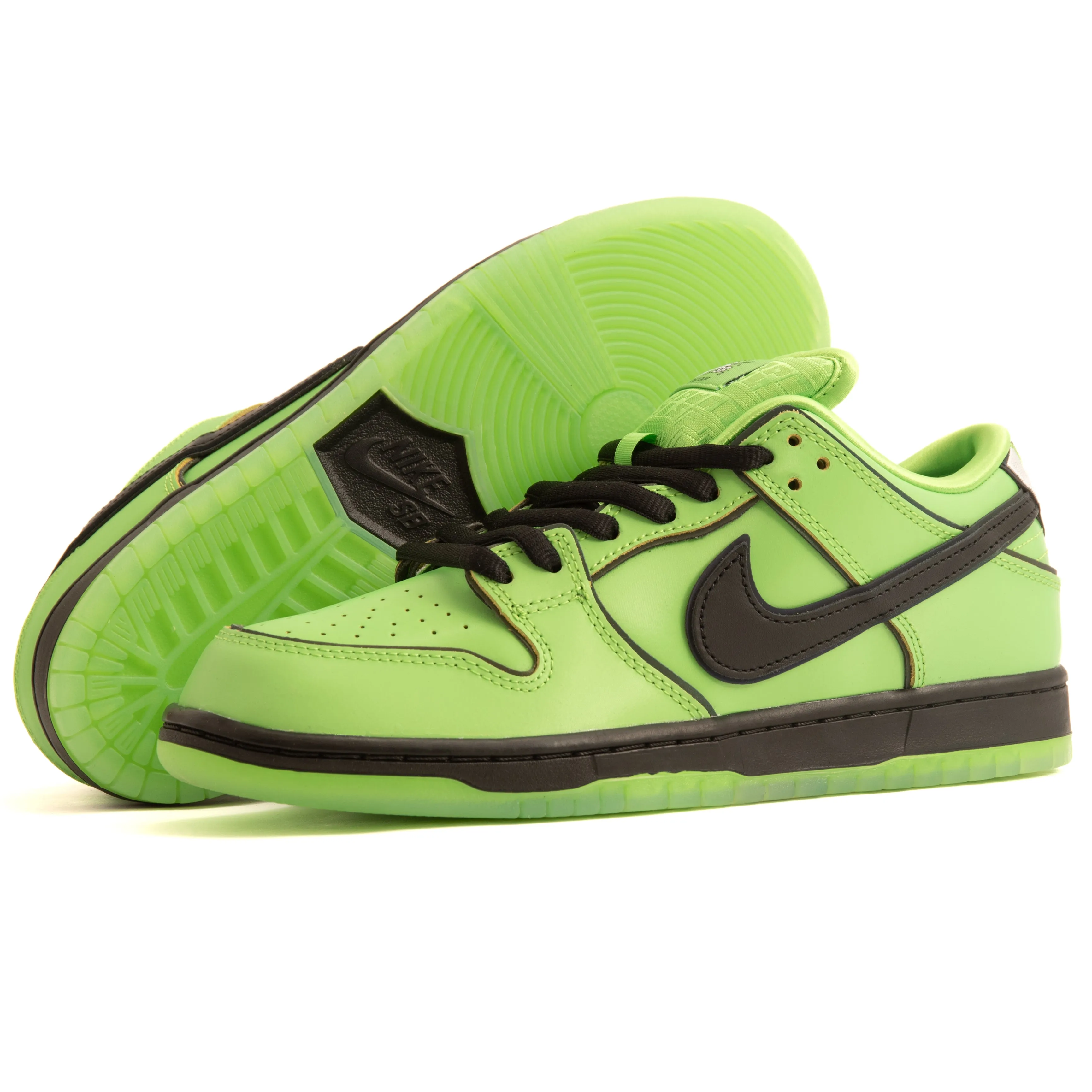 Nike SB - Dunk Low Pro (Mean Green/Black/Lotus Pink)