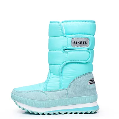 SIKETU 2017 new winter thickening women's shoes snow boots thermal shoes women's boots slip-resistant waterproof boots