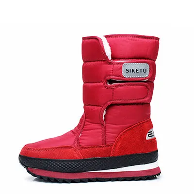 SIKETU 2017 new winter thickening women's shoes snow boots thermal shoes women's boots slip-resistant waterproof boots