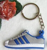 Silicone Jordan Shoes Superstars Keychain Key Chain Sneaker Car Key Holder Woman Men Bag Charm Accessories Key Rings Pendant