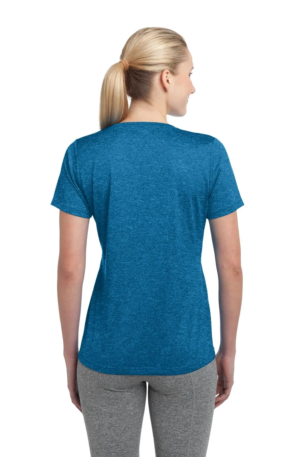 Sport-Tek® Ladies Heather Contender™ Scoop Neck Tee. LST360