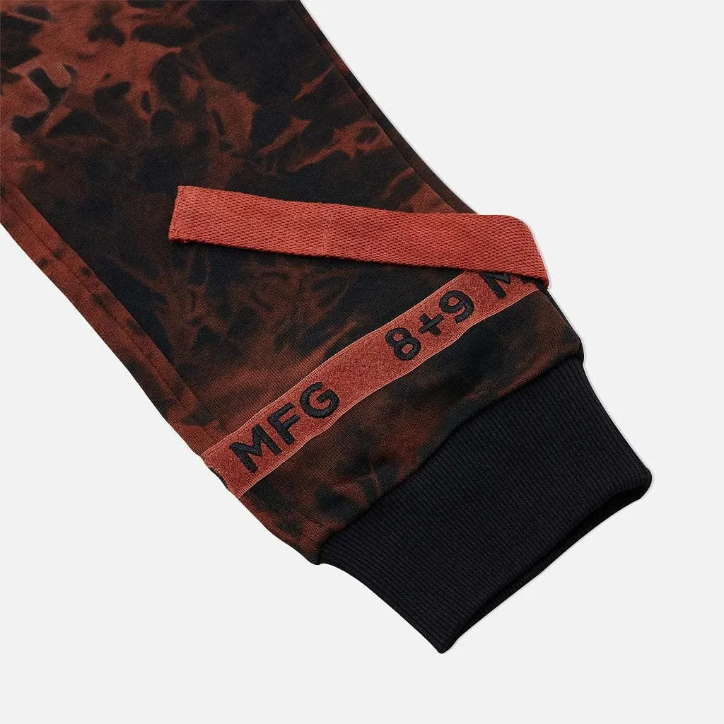 Strapped Up Slim Fleece Sweatpants Tie Dye