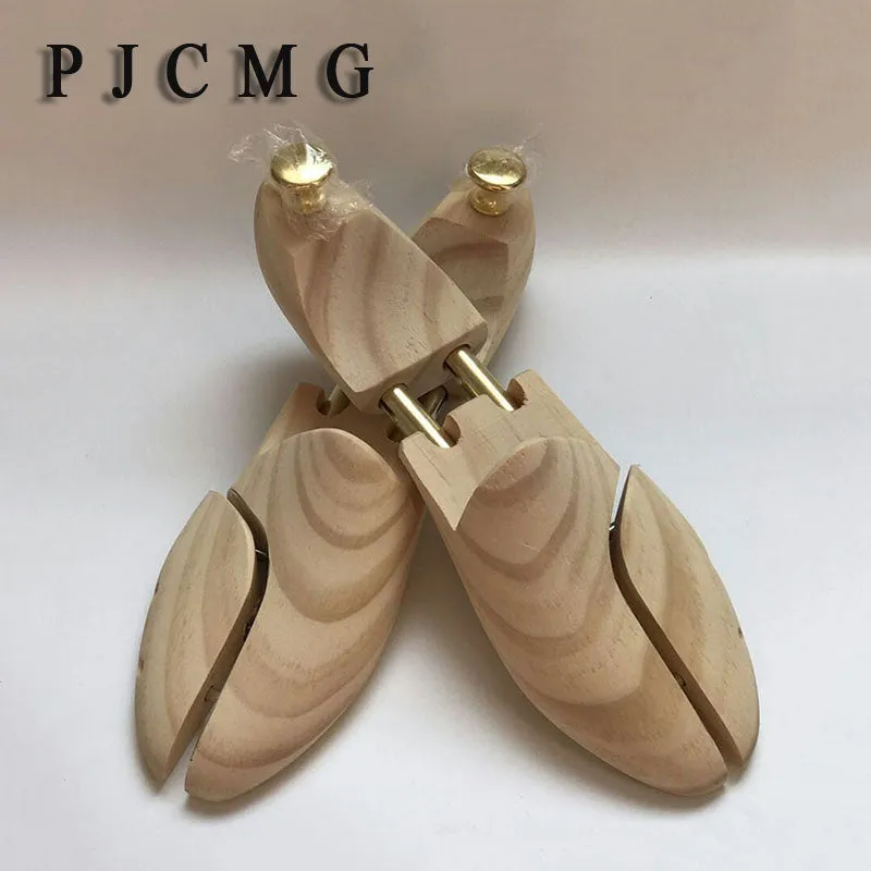 Twin Tube High - grade Solid Wood Spring New Zealand Pine Wood Adjustable Shoe Shaper Men's Shoe Tree