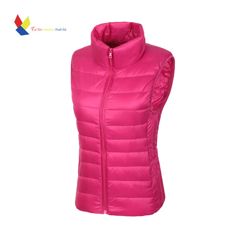 Winter Jacket  Women Vest 100% White Duck Down Vest  2015 Winter Vest Women Sexy Lovers Slim Short Jackets Parka Plus XXXL