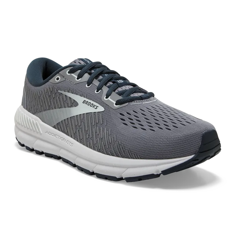 Women's Brooks Addiction GTS 15 Color:  Grey/Navy/Aqua (EXTRA WIDE WIDTH)