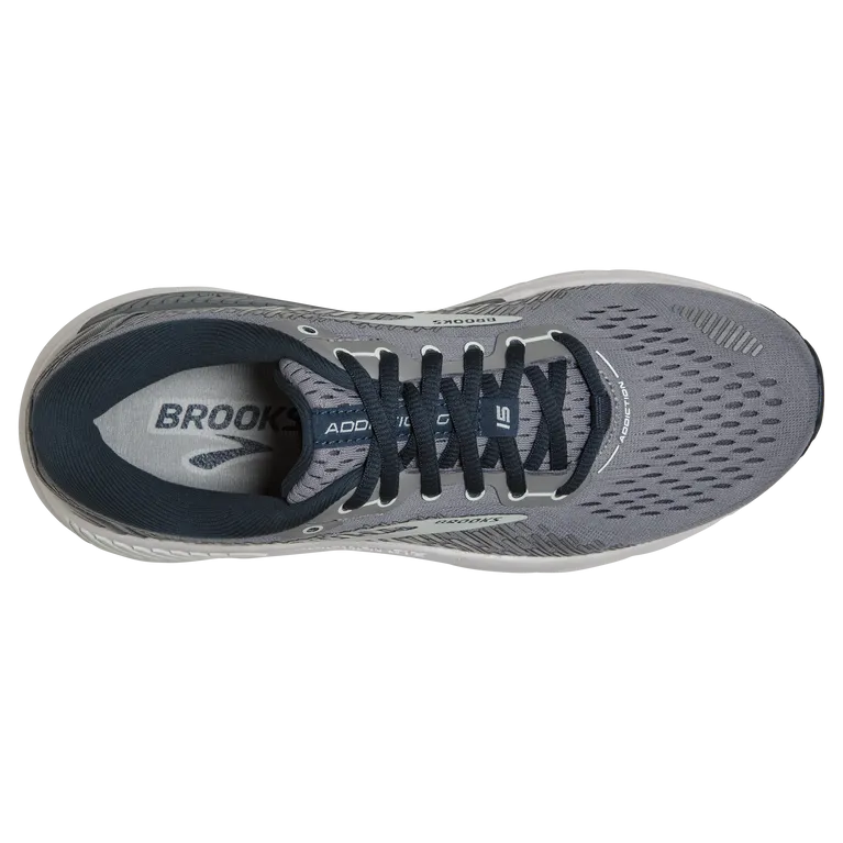 Women's Brooks Addiction GTS 15 Color:  Grey/Navy/Aqua (EXTRA WIDE WIDTH)