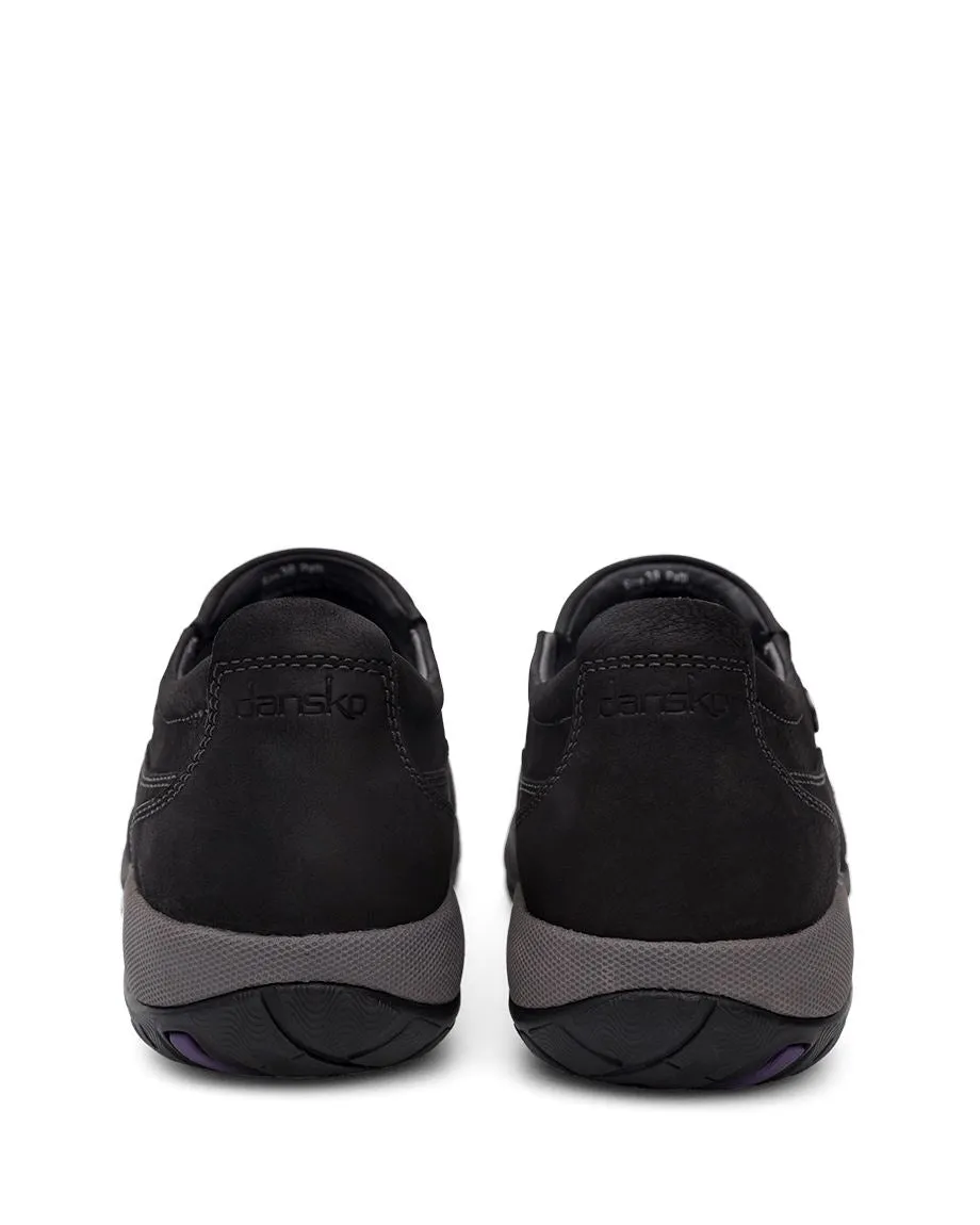 Women's Dansko Patti Color: Black Milled Nubuck