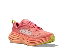 Women's Hoka Bondi 8 Color: Coral / Papaya